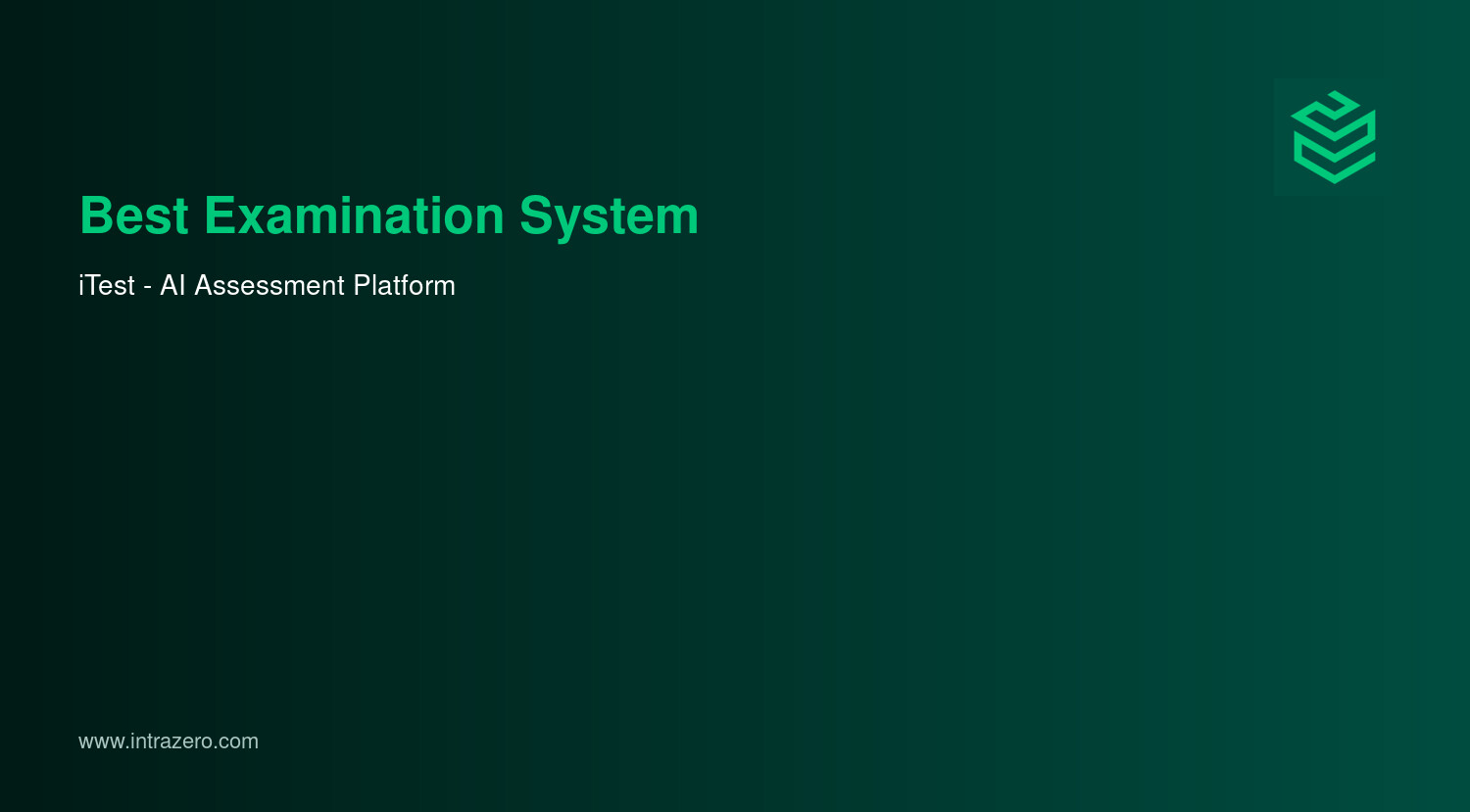 Best Examination System 2026 | iTest AI Assessment | Intrazero